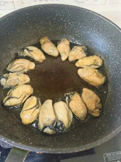 黄金牡蠣のソテーの作り方：3