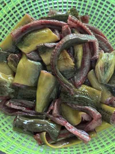 ニンニク入り鰻炒めの作り方：2