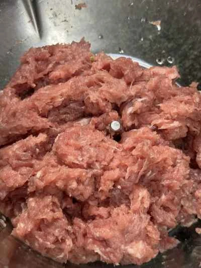 ひき肉入り大根の煮込みの作り方：1