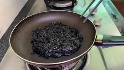 海藻、エビペースト、肉パテの作り方：1