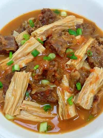 トマト、豆腐皮、牛ブリスケットの作り方：19