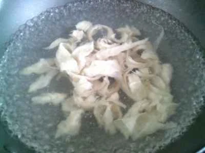 千切りキャベツとグルテンの炒め物の作り方：5