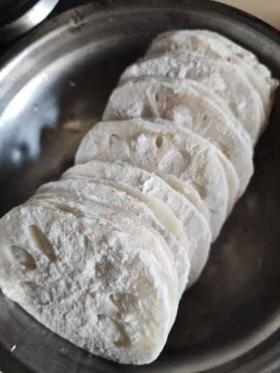 長芋とレンコンのサンドイッチの作り方：6