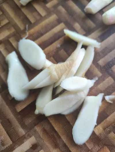 生姜と栗のチキンの作り方：2