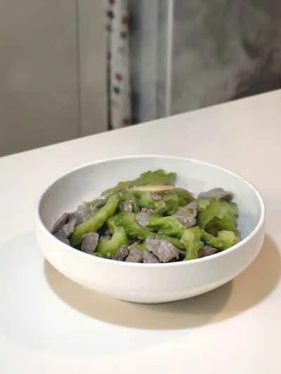 ゴーヤ、ピーマン、牛ヒレ肉の作り方：9