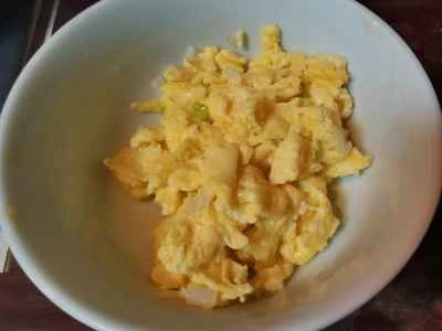 ズッキーニとトマトと卵の炒め物の作り方：7