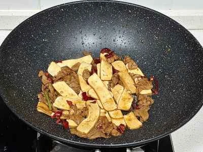 乾燥豆腐の炒め物の作り方：4