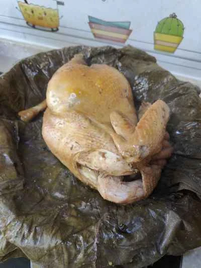 蓮の葉チキンのレシピ手順：16