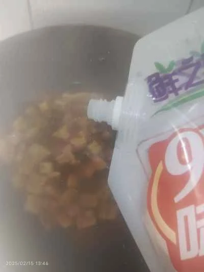 麻婆豆腐のレシピ手順：12