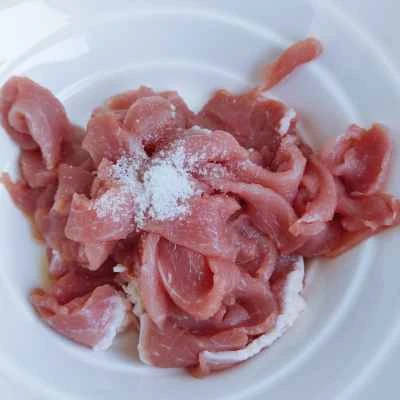 ゆで豚薄切りの作り方：3