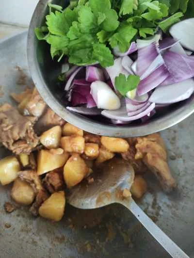 鶏肉とジャガイモと玉ねぎの煮込みの作り方：7