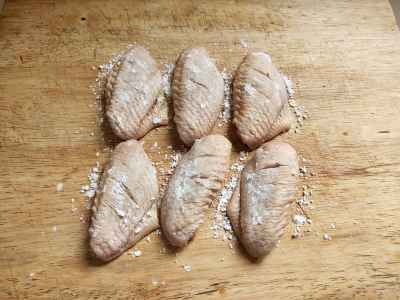 塩コショウチキンウィングの作り方：3