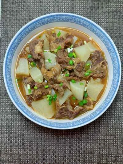 サテ大根と牛ブリスケットのレシピ