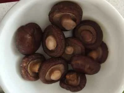 椎茸とヘチマの炒め物の作り方：3