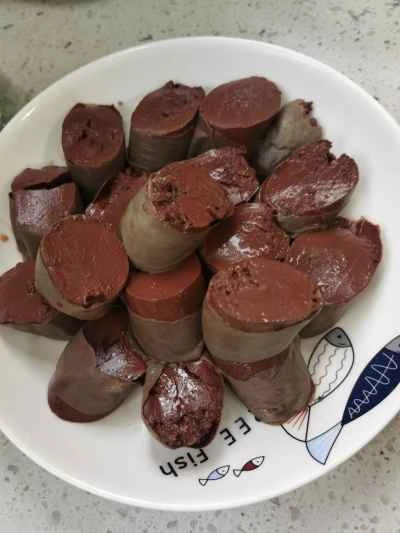 ブラッドソーセージの作り方：12