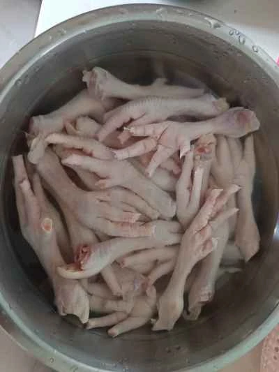 鶏足の煮込みレシピ手順：2