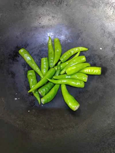 卵とピーマンの煮込みナスの作り方：4