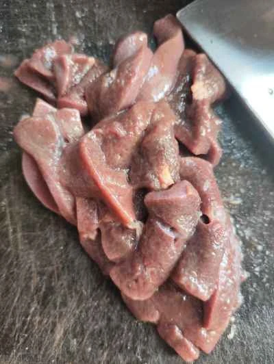 豚レバー炒めの作り方：3