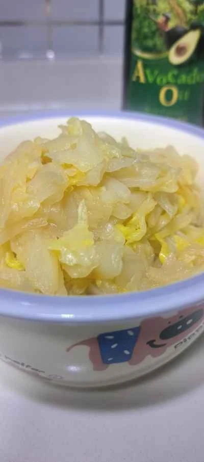 離乳食：キャベツ炒めの作り方：5