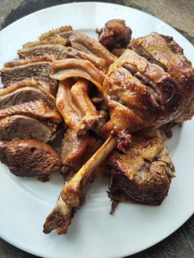 鴨肉の煮込みの作り方:6