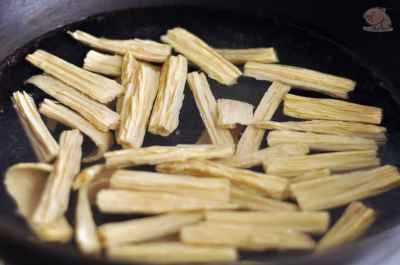 乾燥豆腐スティックの炒め物の作り方：2