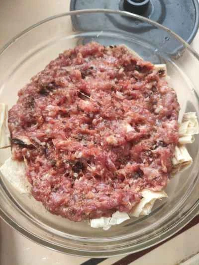 乾燥豆腐入り蒸し肉パテの作り方：5