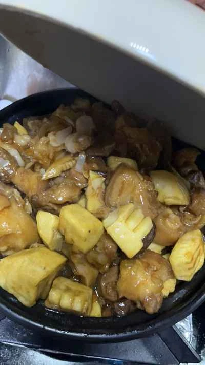 たけのこ入り豚足煮込みのレシピ