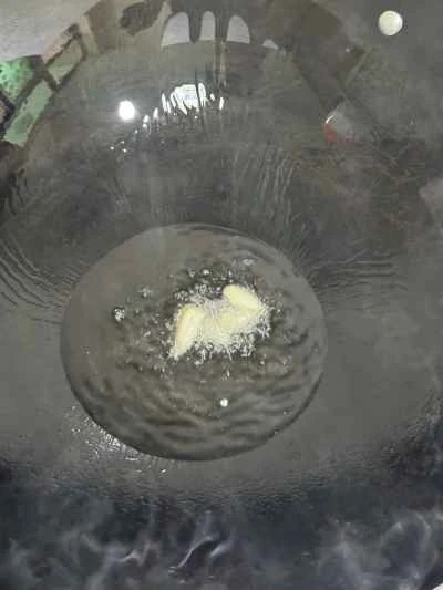 上海白菜と揚げグルテン炒めの作り方：2