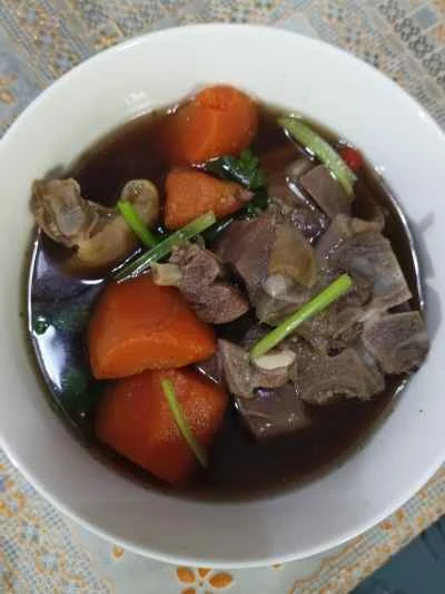 ニンジン入りラムシチューのレシピ