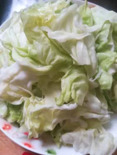 豚肉とキャベツの炒め物の作り方:1