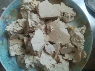 キノコと豆腐入り鶏もも肉の煮込みの作り方：6