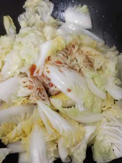 ベビーチンゲン菜の炒め物レシピの手順：5