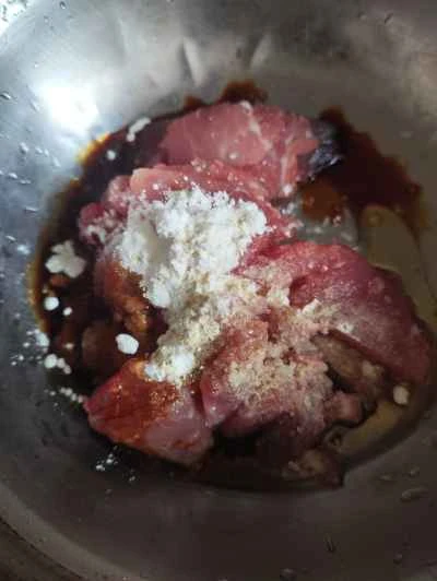 冬筍と豚肉の炒め物の作り方：5