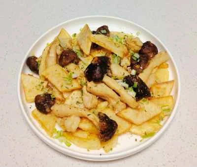 松茸ポテトチップスの作り方：9