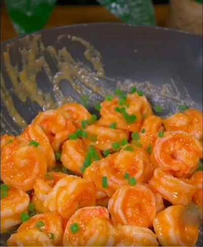 カニ卵とエビの作り方：7