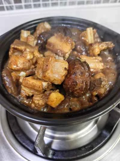 椎茸入り豚スペアリブの煮込みレシピ