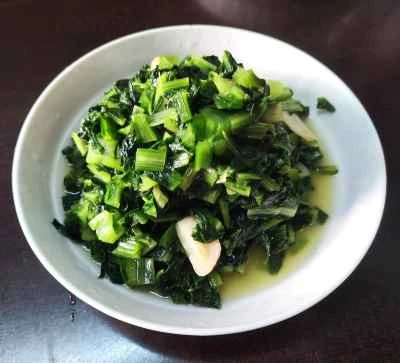 ニンニク風味のロメインレタスの作り方:6