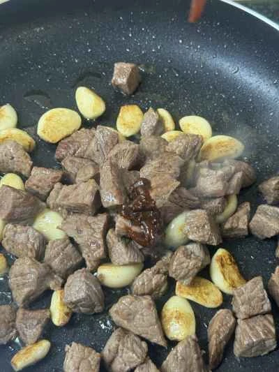 黒胡椒ビーフキューブのレシピ手順：9