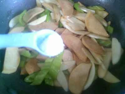 鶏肉とピーマン、水たけのこの炒め物の作り方：10