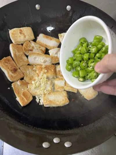 ピーマン豆腐の作り方：7