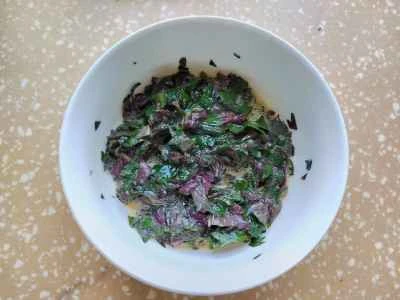 シソオムレツの作り方:4