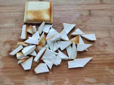 ニンニクの芽と乾燥豆腐の炒め物を作る手順:1