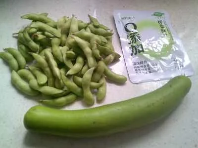 からし菜と枝豆の漬物の作り方：1