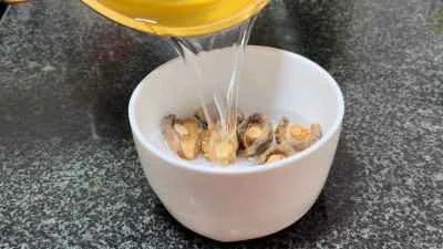 椎茸入り鶏肉の煮込みの作り方：1