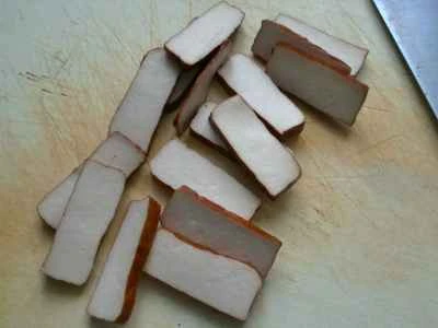 乾燥豆腐、黒キクラゲ、カリカリキュウリの炒め物の作り方：2