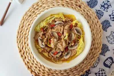 豚肉と蒸しキャベツのレシピ