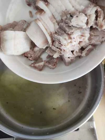 回鍋肉炒めの作り方：3