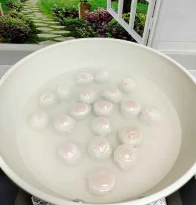 自家製チキンミートボールのレシピ手順：7