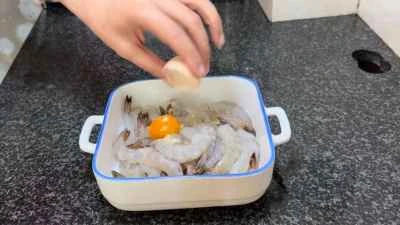 ハニーマスタードシュリンプボールのレシピ手順：4