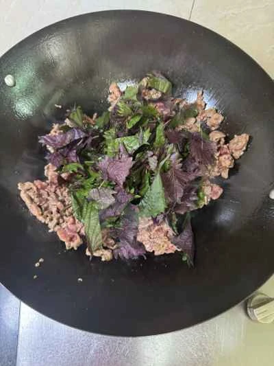 牛肉とエゴマの炒め物の作り方：9